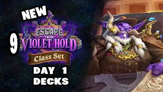 9 NEW & Creative Day 1 Decks! Azeroth's Most Wanted Mini Set Hearthstone