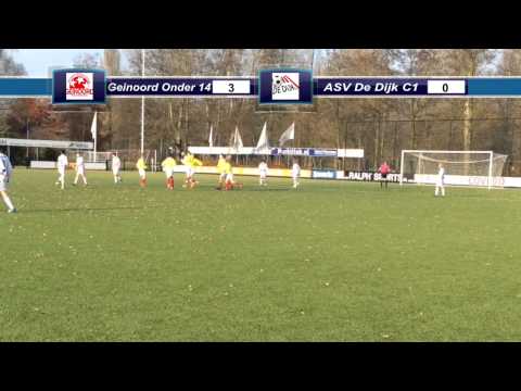 Geinoord O14 - De Dijk C1: 4-0