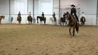 Kelly Corcoran - Individual Open Horsemanship - IHSA Western Semi-Finals 2014