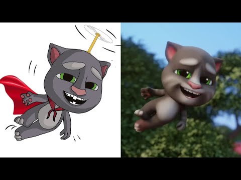 Laugh with my Talking Tom 2 - funny drawing meme 😂😅😅😂😂