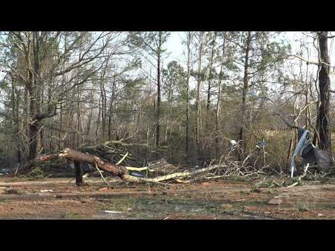 02-16-2021 Grissettown, NC - Damage from Fatal Overnight EF-3 Tornado