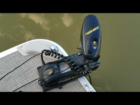#shorts Minn Kota V2 pontoon trolling motor TEST(Side mount does it track straight?)