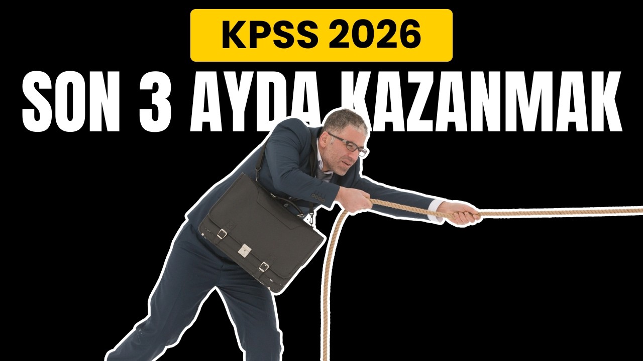 Sıfırdan Son 3 Ayda KPSS Kazanmak 💪 Adım Adım Planlıyoruz 📝 KPSS 2026