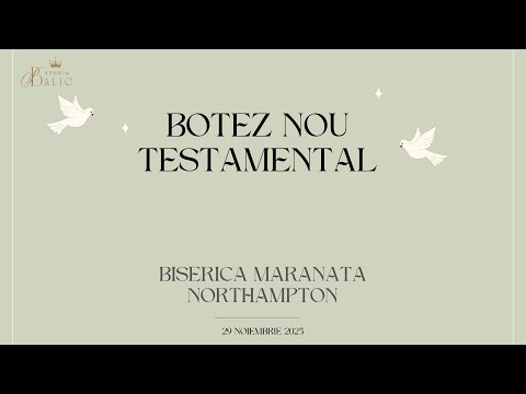 Botez Nou Testamental