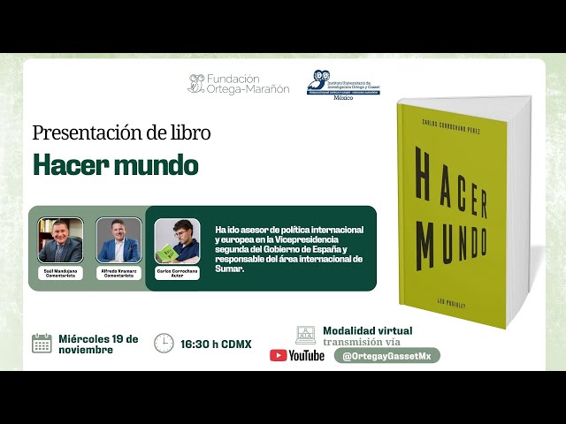 Vídeo relacionado con Hacer mundo (¿Es posible?)