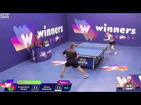 WINners CUP table 2  12.11 Aristarkhov Sergei - Syksa Aleksandr  22:15