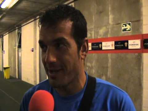 Esteban UD Almería después de ganar a la Ponferradina mpeg2video