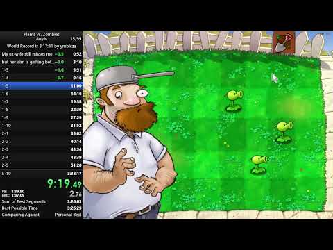 Plants vs. Zombies Any% in 3:35:41