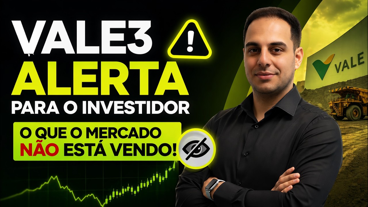 VALE3: Hora de Vender? A decisão mais difícil pra quem tem Vale!