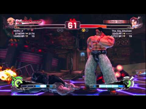 HERU_X (Gouken) Vs The_big_lebonski (T.Hawk) SSF4 AE Ranked Matches - PSN