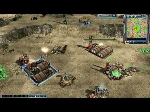 Cabal Casts: C&C 3 Kane's Wrath, 4v4 wild game on Tiberium Gardens V8