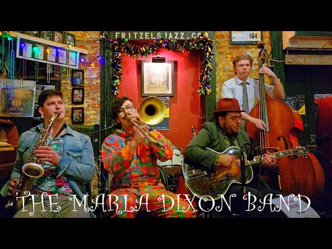 TIGER RAG by The Marla Dixon Band at Fritzel's European Jazz Pub, new Orleans, Mardi Gras week 2023
