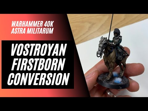 Vostroyan Firstborn Conversion - Bearskin Hats - Green Stuff