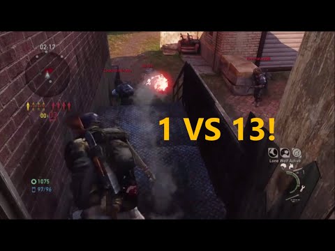 1 vs 13 Comeback - The Last of Us: Remastered Multiplayer (Water Tower)