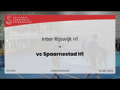 31 Aug 23 - Inter Rijswijk H1 vs vc Spaarnestad H1 (Oefenwedstrijd}