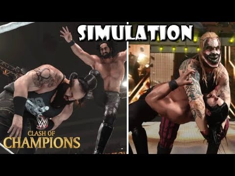 WWE 2K19 SIMULATION: SETH ROLLINS VS BRAUN STROWMAN | CLASH OF CHAMPIONS 2019 HIGHLIGHTS