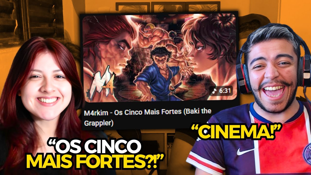 M4rkim - Os Cinco Mais Fortes (Baki the Grappler) | REACT