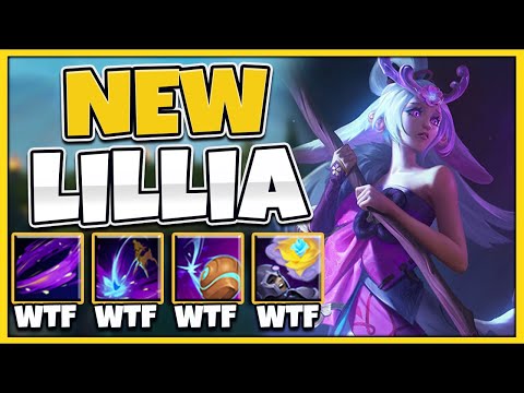 *NEW CHAMPION* LILLIA IS THE ULTIMATE AP MAGE! INSANE GLOBAL SLEEP! - League of legends