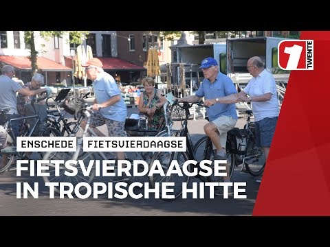 Fietsvierdaagse begonnen in tropische hitte