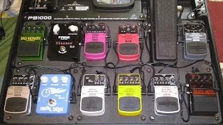 Video thumbnail for PedalBoard Behringer PB1000 by Pedro V
