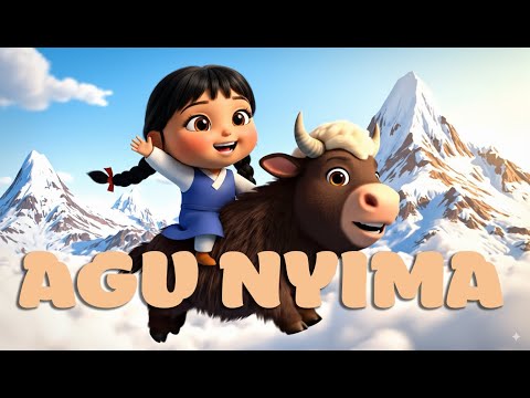 Agu Nyima, The Uncle Sun Song ☀️ | A Beautiful Tibetan Animated Lullaby for Kids
