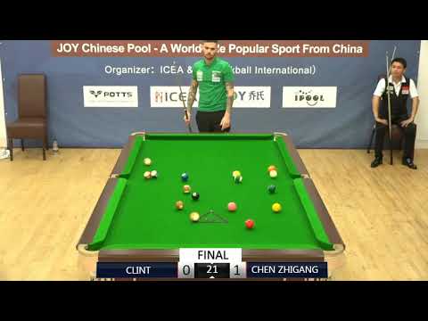 Clint I'Anson (ENG) VS Chen Zhigang (CHN) - Final - 2018 Joy Chinese Pool UK Championships