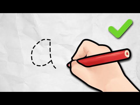 Belajar Menulis Huruf A