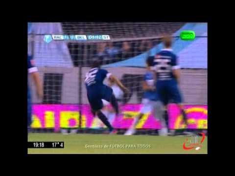 GOL DE VELAZQUEZ - RACING 1 BELGRANO 1 - FECHA 6 (17 03 2013)