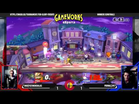 For Glory Friday 90 - HoD|FistingKoalas (Fox) Vs. Primal|JFK (Yoshi) - Winners Semifinals