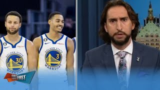 First Things First | Nick Wright react to Should Warriors fans be encouraged after last night