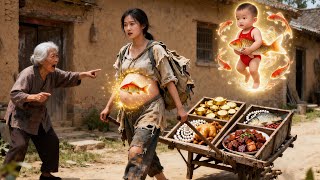 惡婆婆將懷孕寡婦趕出家門，怎料肚中胎兒竟是錦鯉本尊！他一哭下雨二笑豐收三跺腳金礦噴！饑荒之年帶母親吃香喝辣，還為母復仇狂揍婆家！#萌娃 #錦鯉 #爽劇 #最新短劇