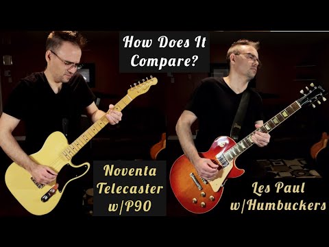 Noventa Telecaster VS Les Paul | Slow Blues in G Minor