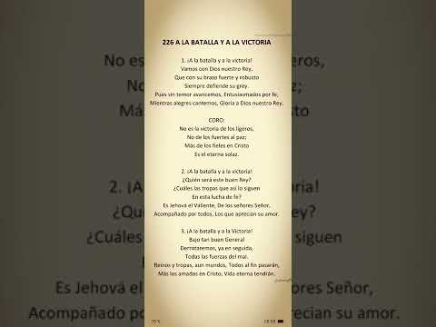 226 A LA BATALLA Y A LA VICTORIA