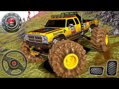 Monster Truck Driving Mud and Rocks - Offroad Outlaws Simulator - Android GamePlay