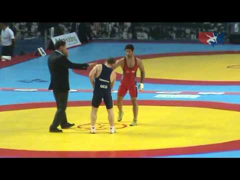2011 Worlds Greco 66kg Final - Saeid Abdvali (IRI) vs. Manuchar Tskhadaia (GEO)