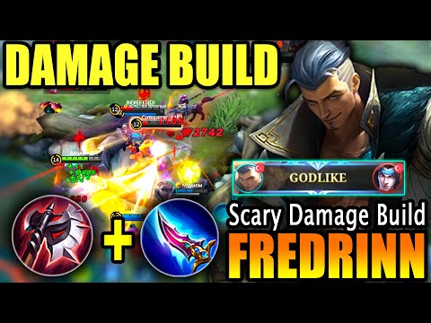 SCARY DAMAGE BUILD!!🔥 ONLY 0.1% OF FREDRINN USERS KNOW THIS BUILD | FREDRINN DAMAGE BUILD GAMEPLAY