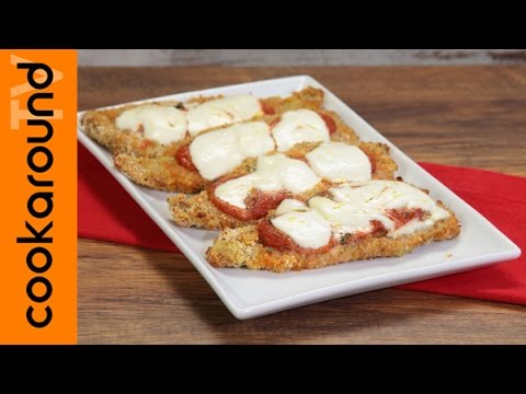 Fettine panate al forno con mozzarella e pomodoro / Cotolette non fritte