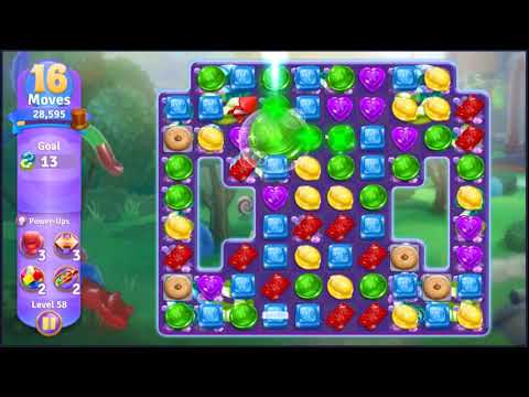 Wonka's World of Candy Level 58 - NO BOOSTERS + FULL STORY 🍫 | SKILLGAMING ✔️