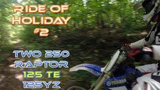 preview picture of video '[Ride of Holiday #2] 125 YZ I 125 TE I Two 250 RAPTOR'