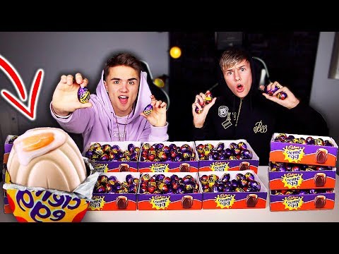 I Spent £200 on Cadburys Creme Eggs To Find WHITE EGG! (£10,000 CASH PRIZE) Video