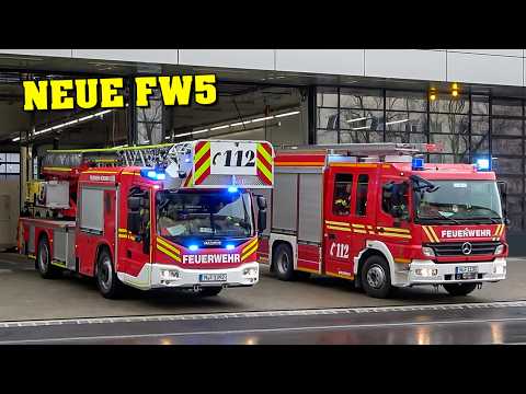 Münchens NEUESTE FEUERWACHE - Einsatzfahrten WACHE 5 der Feuerwehr München | Löschzug & mehr!