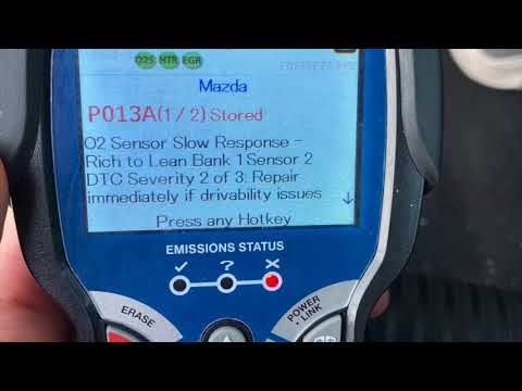 Downstream/Upstream O2 Sensor Replacement Mazda3 2014 code P013A