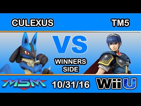 MSM 72 - Culexus (Lucario) Vs. Ronin | TM5 (Marth) Winners Side - Smash Wii U