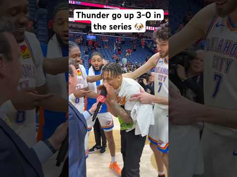 The Oklahoma City Thunder STEAL game 3 in New Orleans! #Shorts