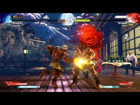 SFV~ Dhalsim (TS Sabin) vs  NeCalii (D and A) HD