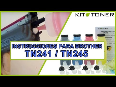 comment remplir toner brother