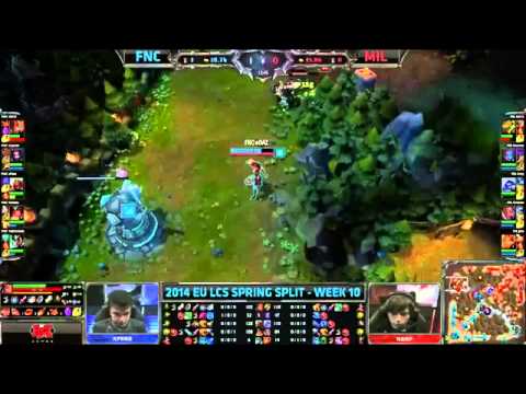 Fnatic vs Millenium | FNC vs MIL | 2014 EU LCS Spring Split W10D2 G3 [HQ]