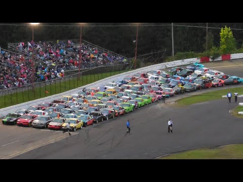 Crazy 85 Car Enduro at Holland Speedway Crash-A-Rama!