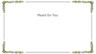 Brian Wilson - Meant for You Lyrics
