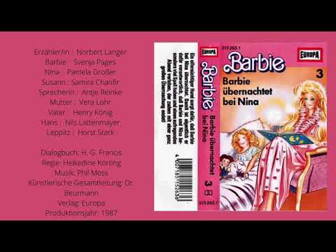 Barbie Hörspiel Europa / Folge 3 - Barbie übernachtet bei Nina